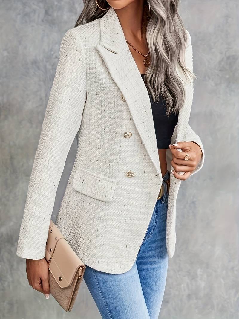 Avelena Blazer mit langem Arm und Reverskragen