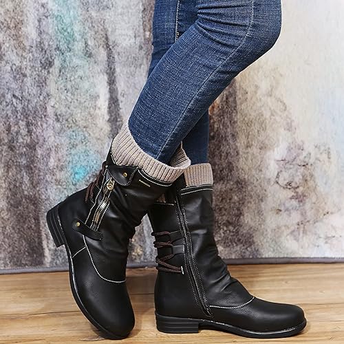 Damen Winterstiefel: Super bequem und kuschelig weich (Peony)