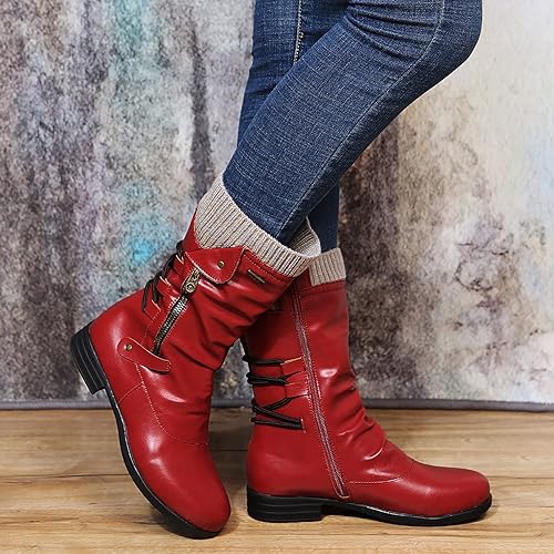 Damen Winterstiefel: Super bequem und kuschelig weich (Peony)
