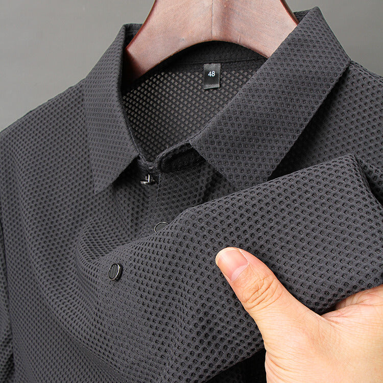 Exklusives Herren-Seidenpolo