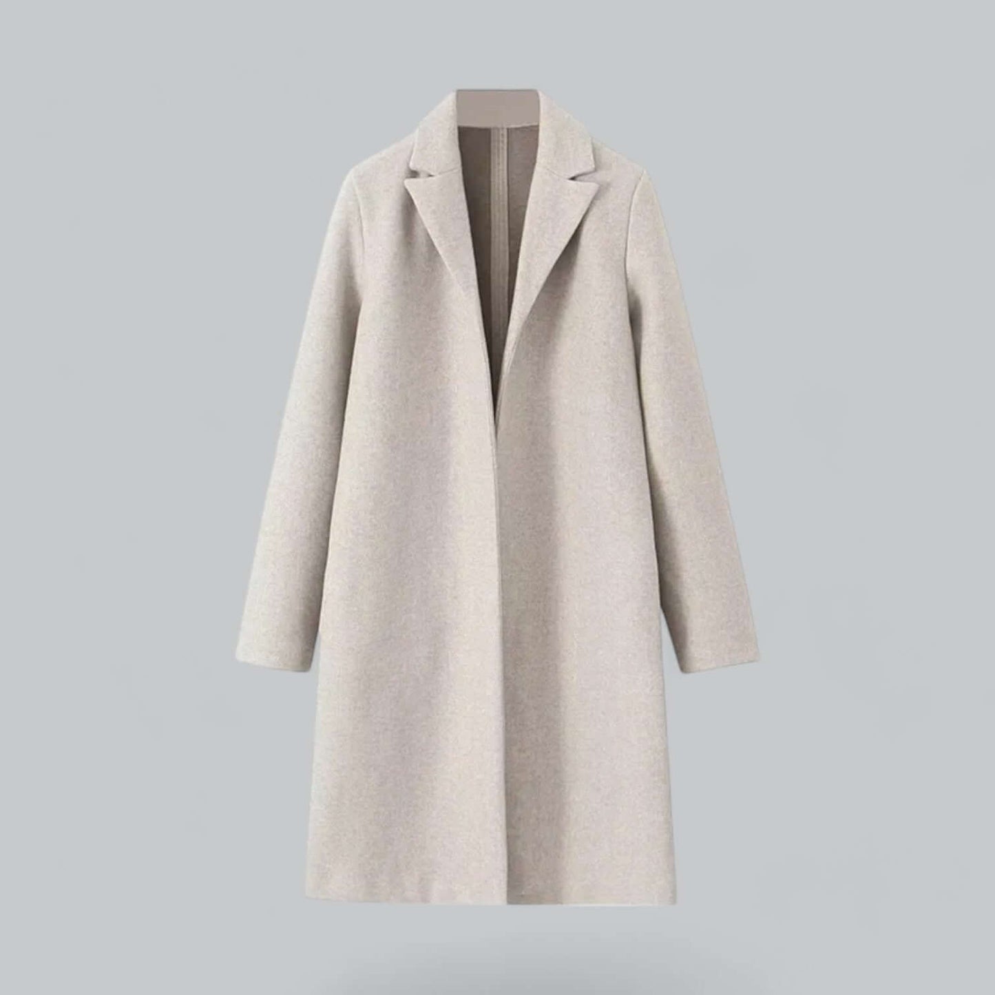 Krohn-e | Frauen Eleganter Offener Front-Trenchcoat