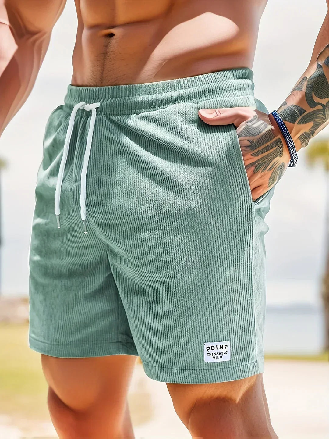 Herren-Cordshorts ALESSIO