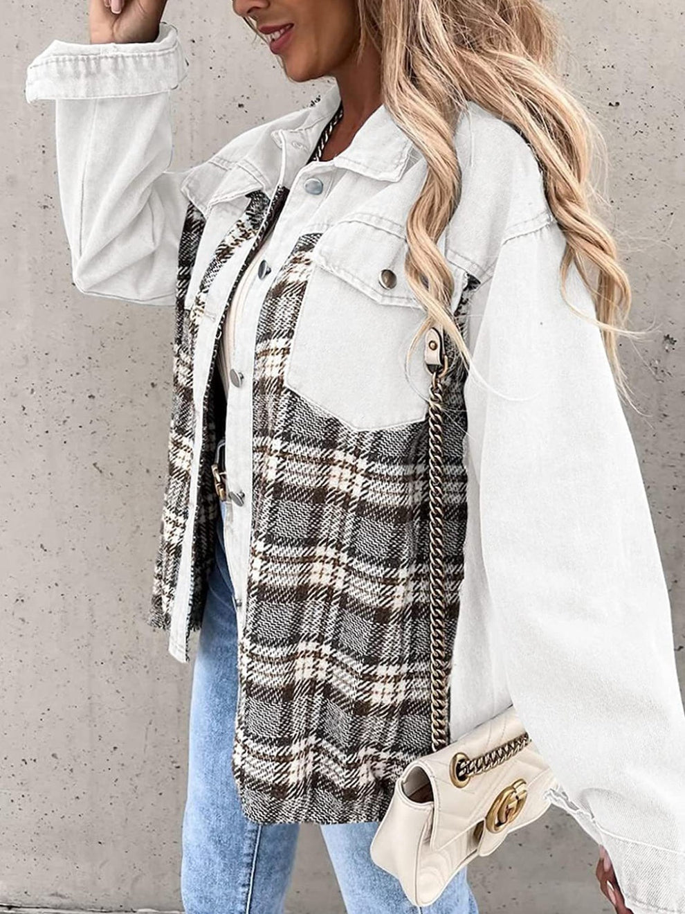 Krohn-e | Vintage-Flanelljacke für Frauen
