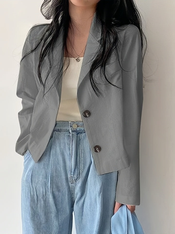 Blazer mit Umlegekragen