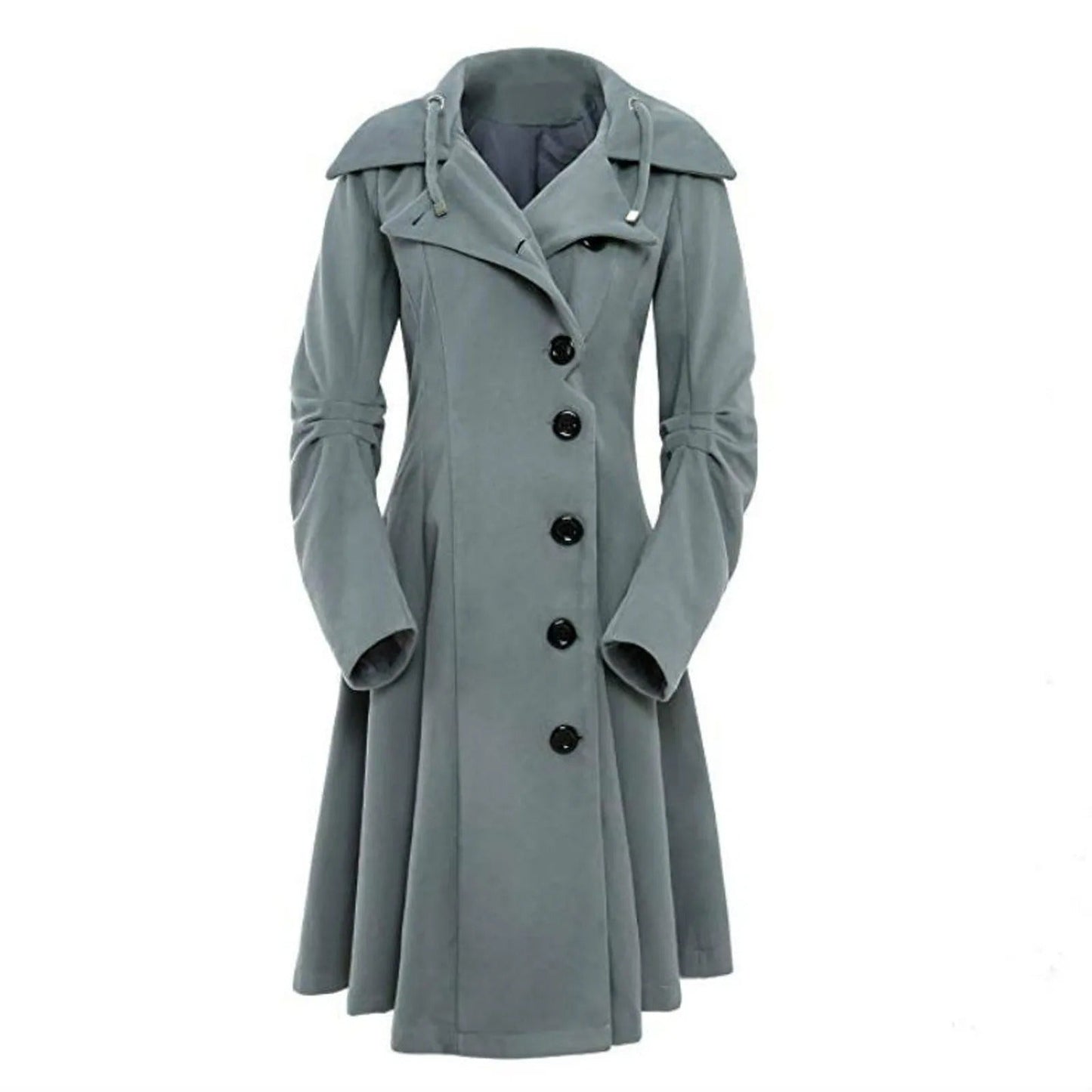 Krohn-e | Eleganter Trenchcoat mit Kapuze