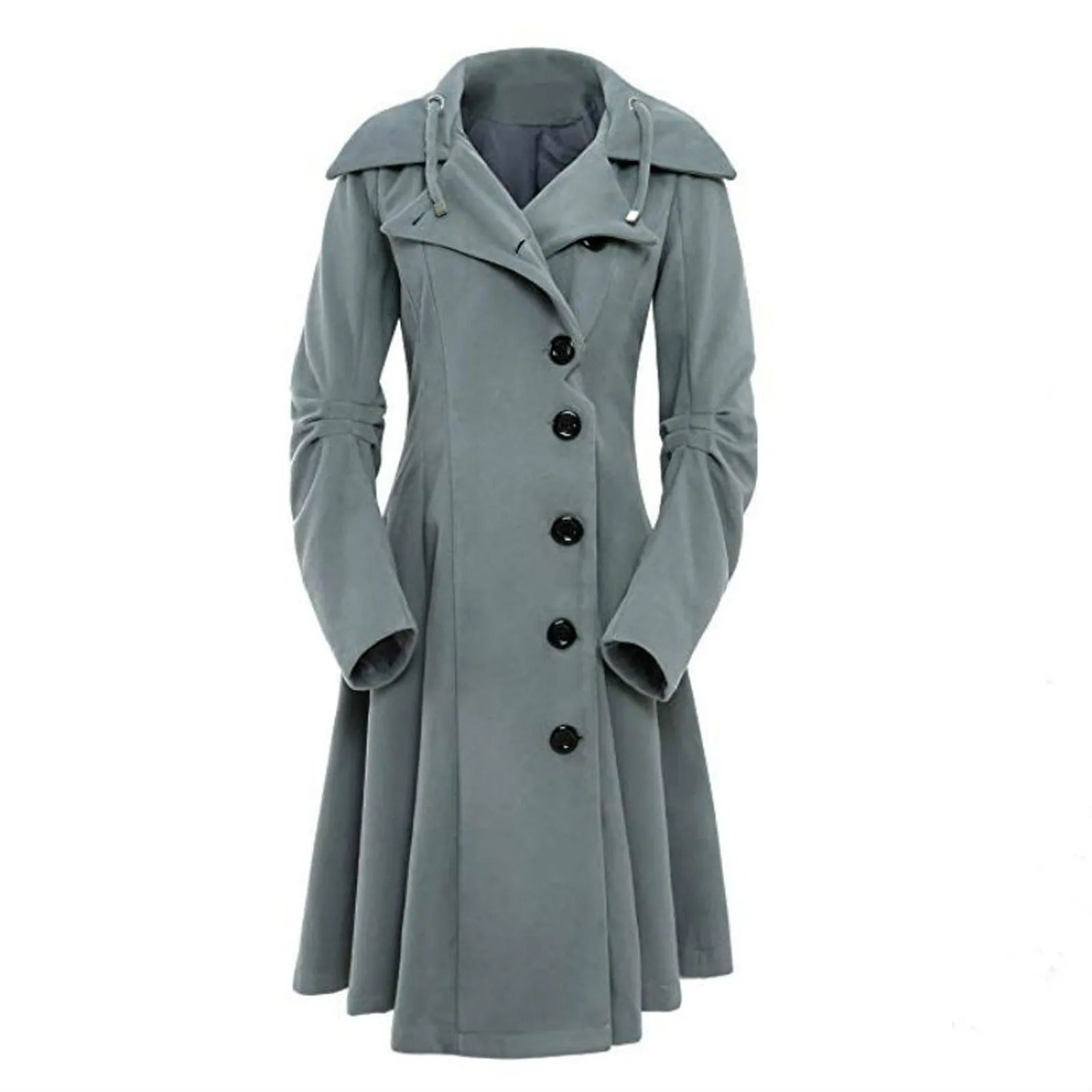 Krohn-e | Eleganter Trenchcoat mit Kapuze
