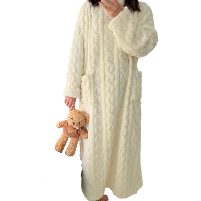 Krohn-e | Winter korallen Samt-Homewear