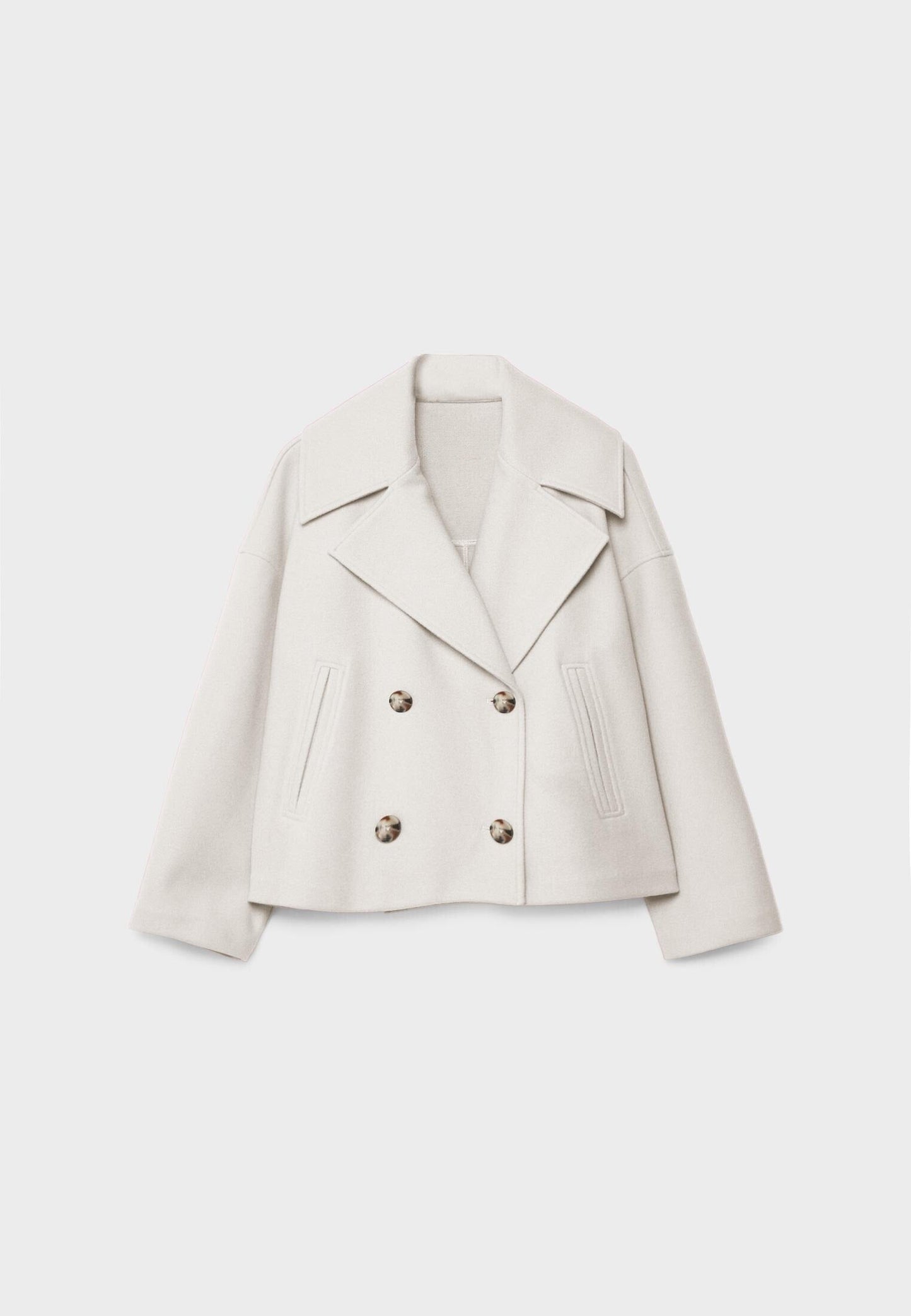 Krohn-e | Klassischer Kurzer Mantel für Damen