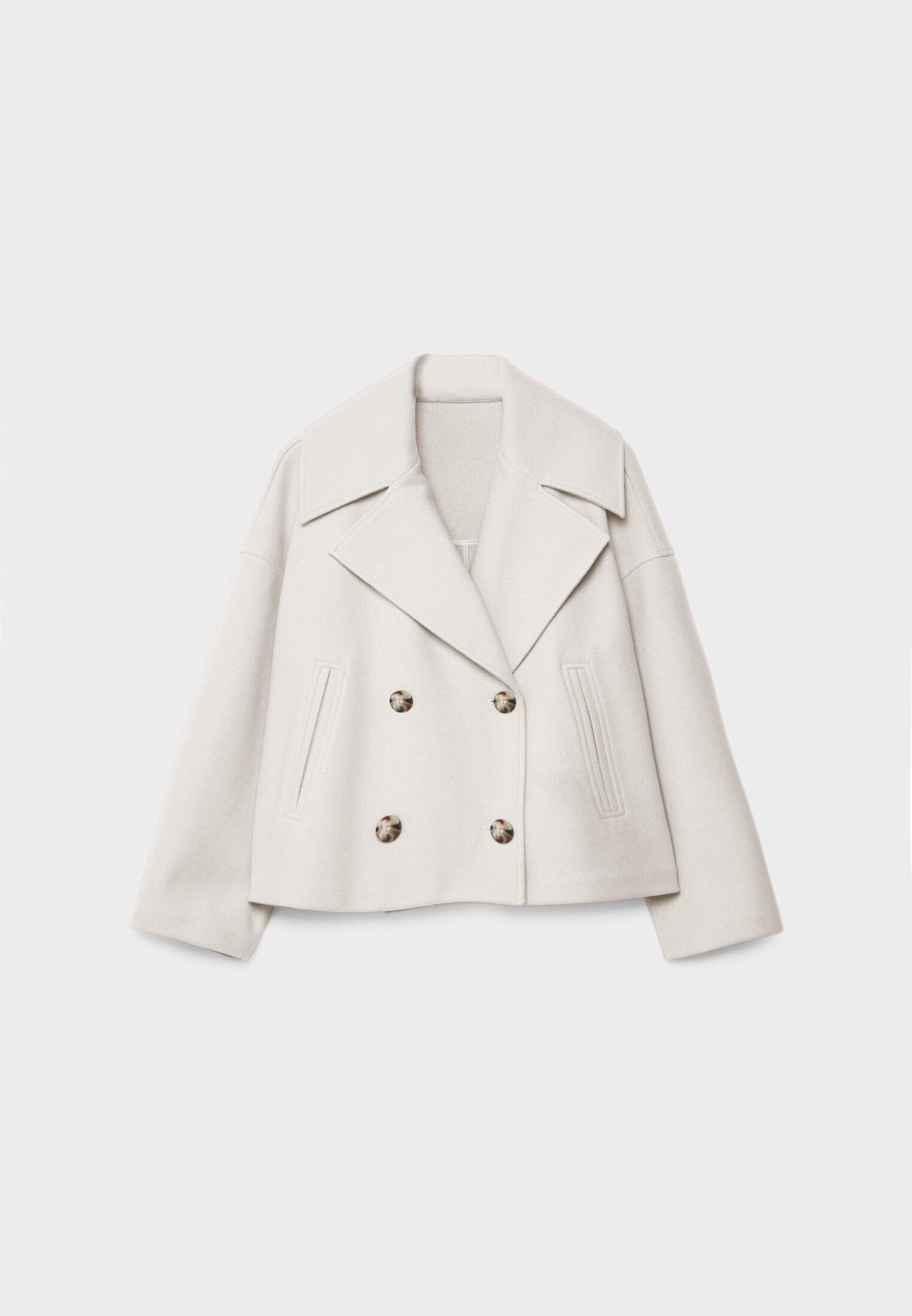 Krohn-e | Klassischer Kurzer Mantel für Damen