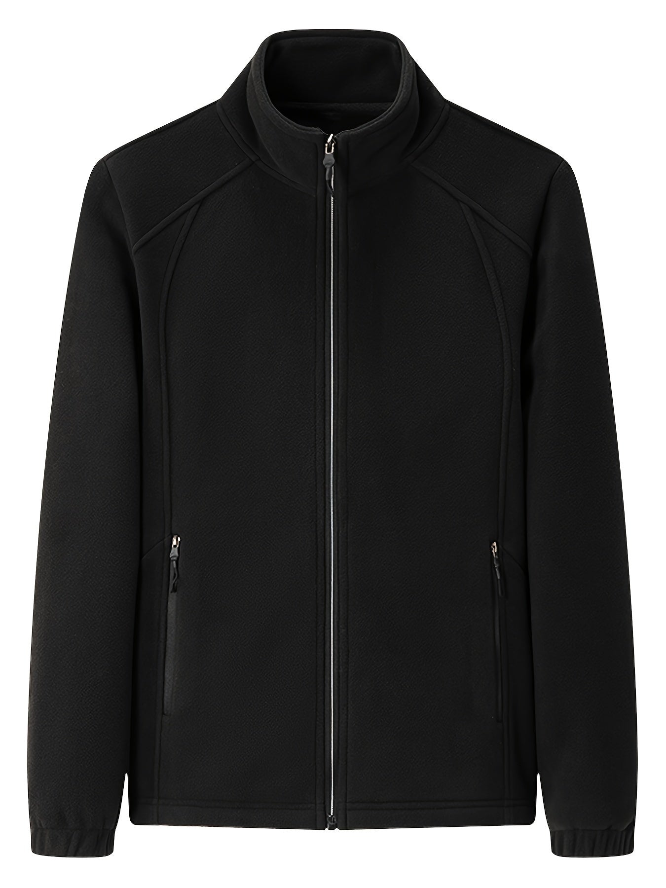 Krohn-e | Außenjacke Aus Fleece mit Stehkragen und Langen Ärmeln