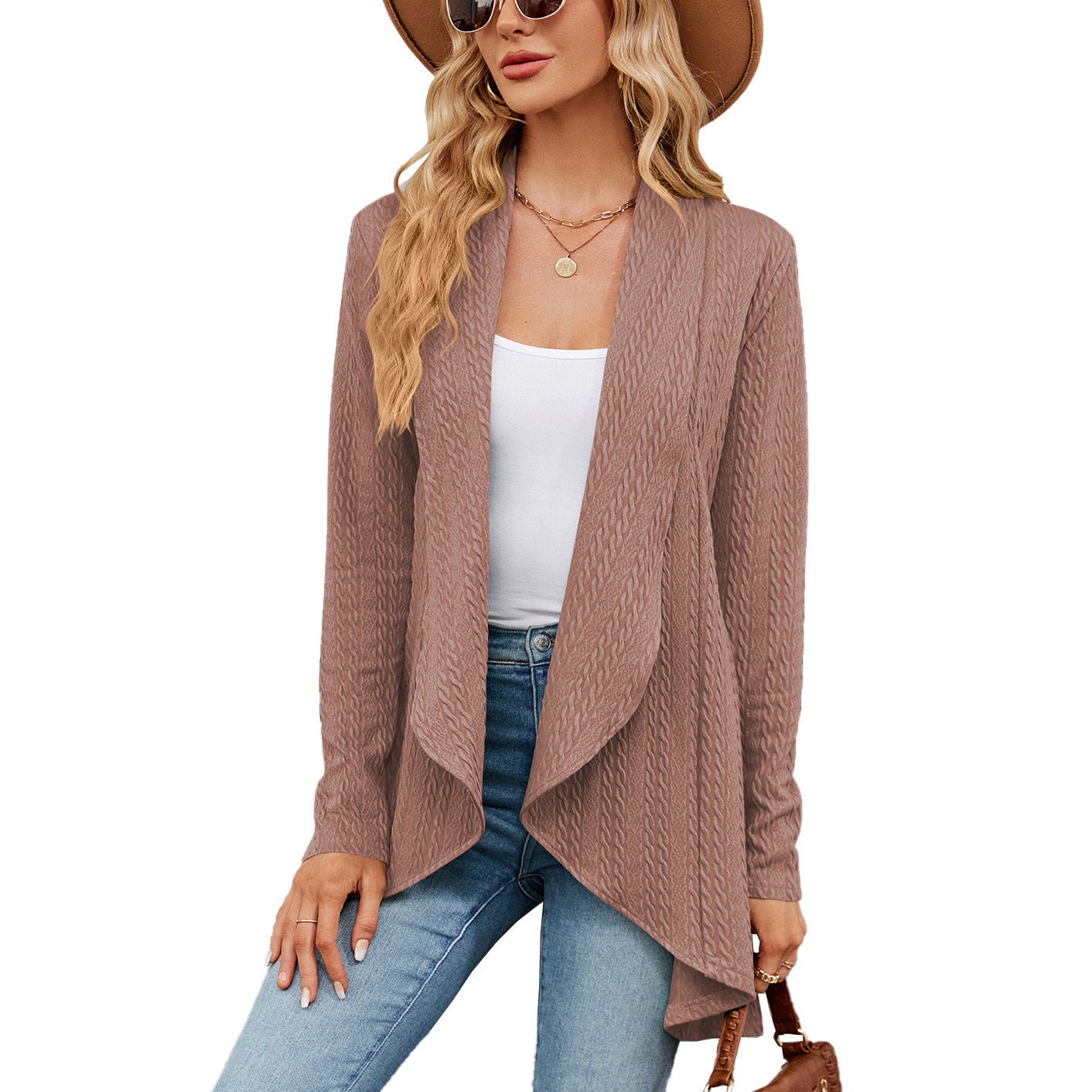 Krohn-e | Langärmelige Jacke für Damen in Uni Farbe