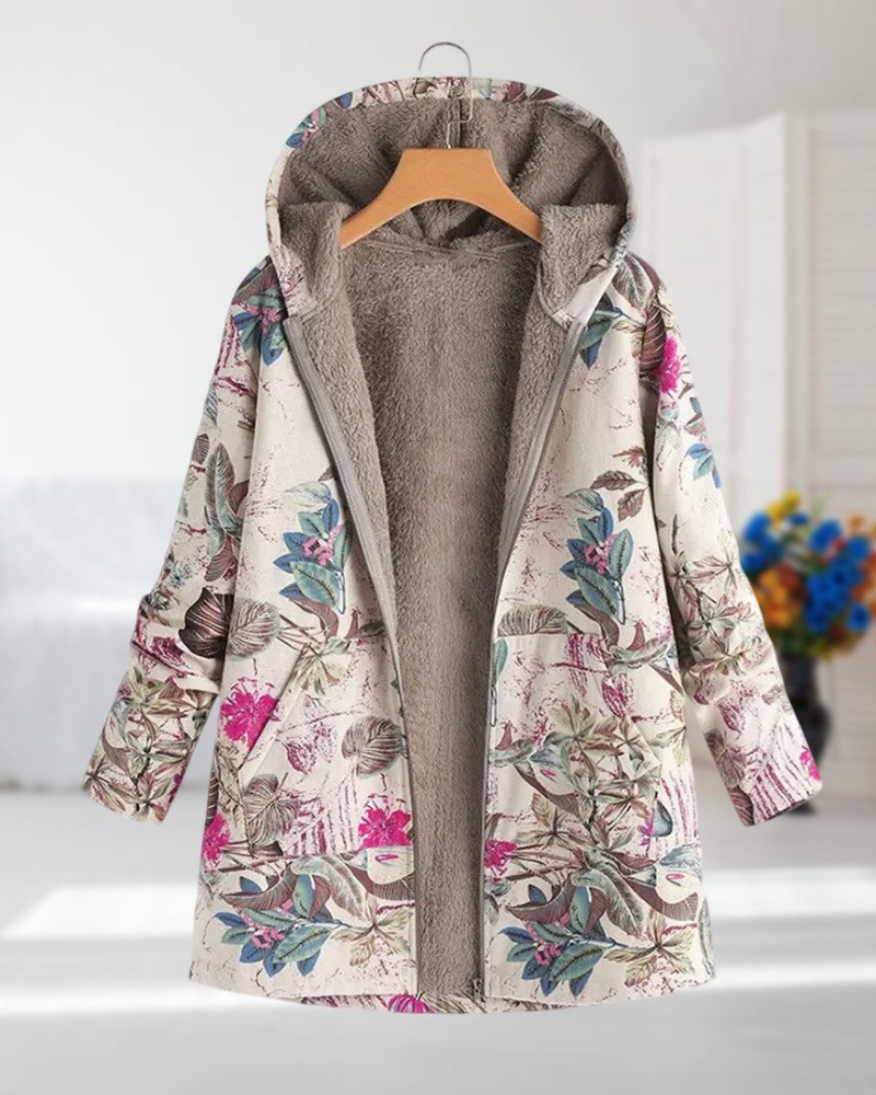 Krohn-e | Jacke mit Blumendruck