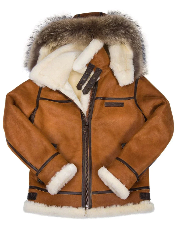 Krohn-e | Damen-Lammfellmantel mit Fell