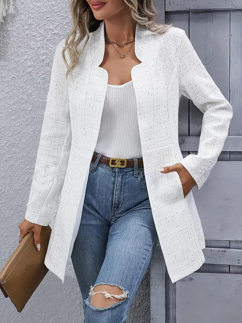 Liamorn: Elegantes Lagen-Sakko mit klassischem Revers für entspannten Herbstlook