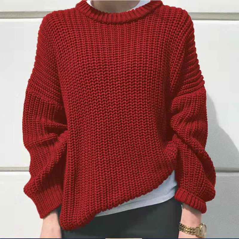 Krohn-e | Oversized Strickpullover Weich und Warm Entspannte Eleganz