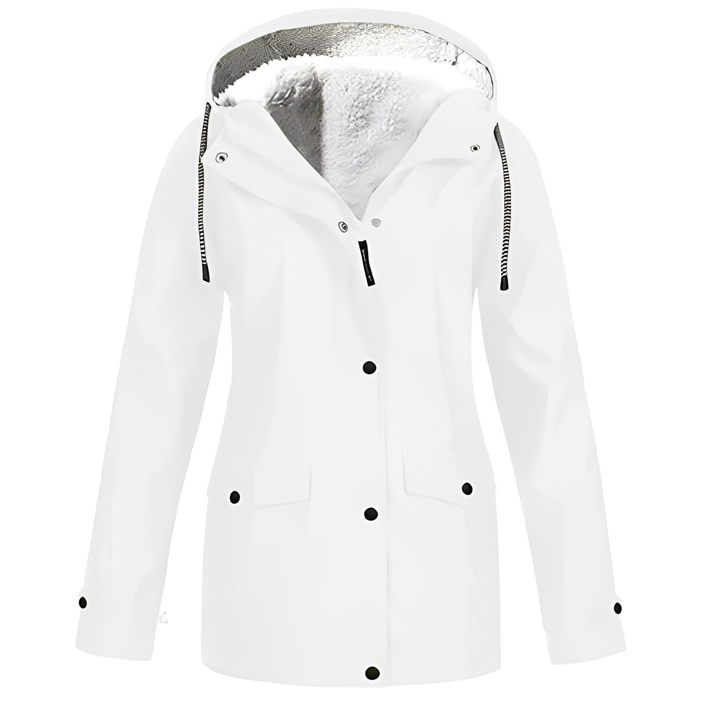 Krohn-e | Fleecegefütterte Damen Regenjacke