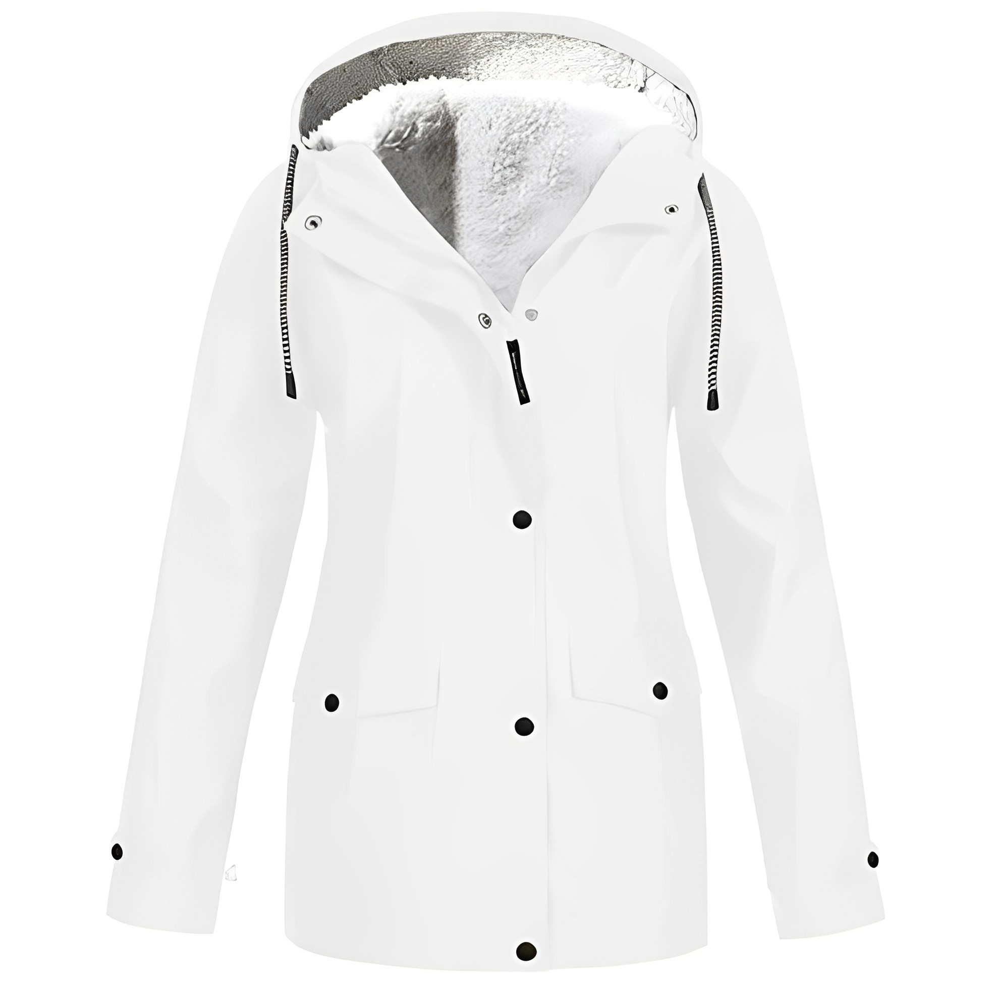 Krohn-e | Fleecegefütterte Damen Regenjacke