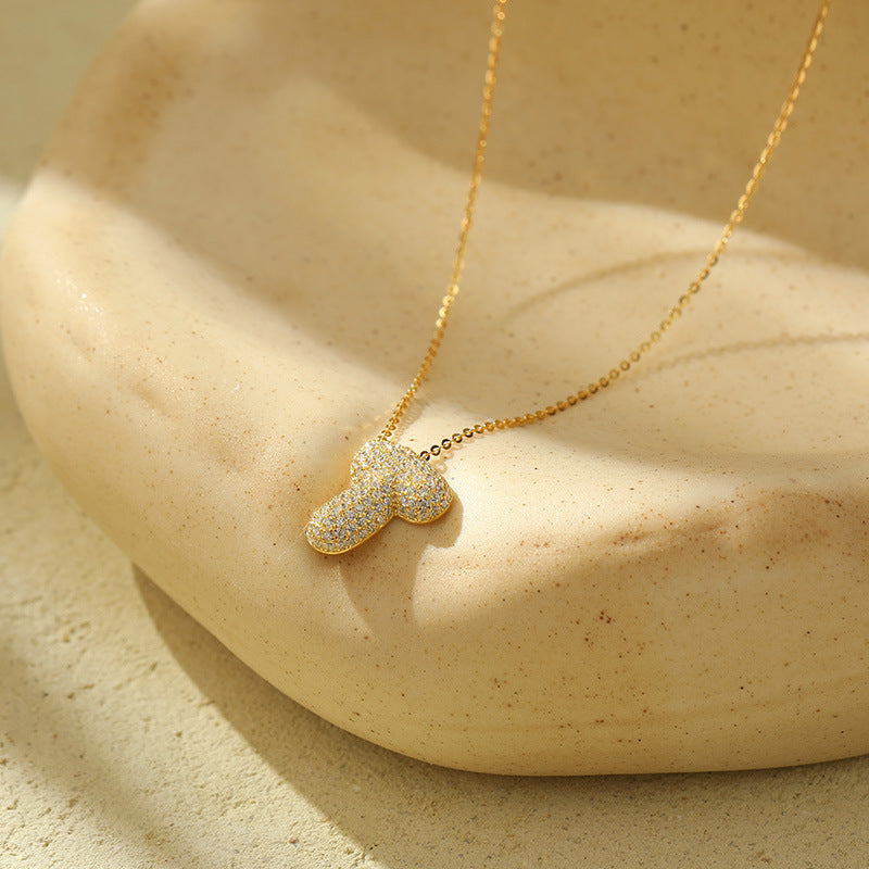 Fudus Stahl-Anhänger mit dicken Buchstaben