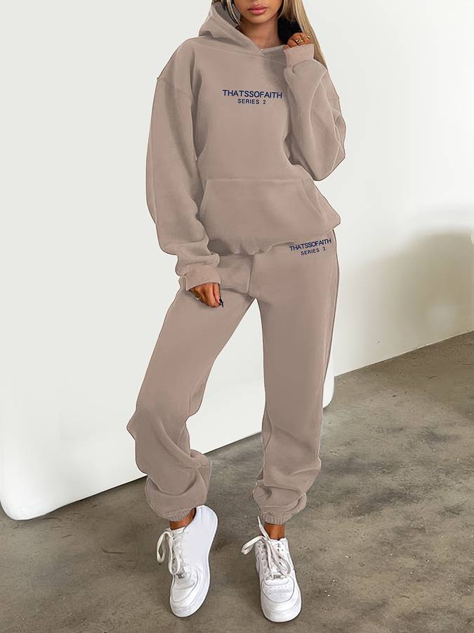 Krohn-e | Zweiteiliges Loungewear Satz mit Print