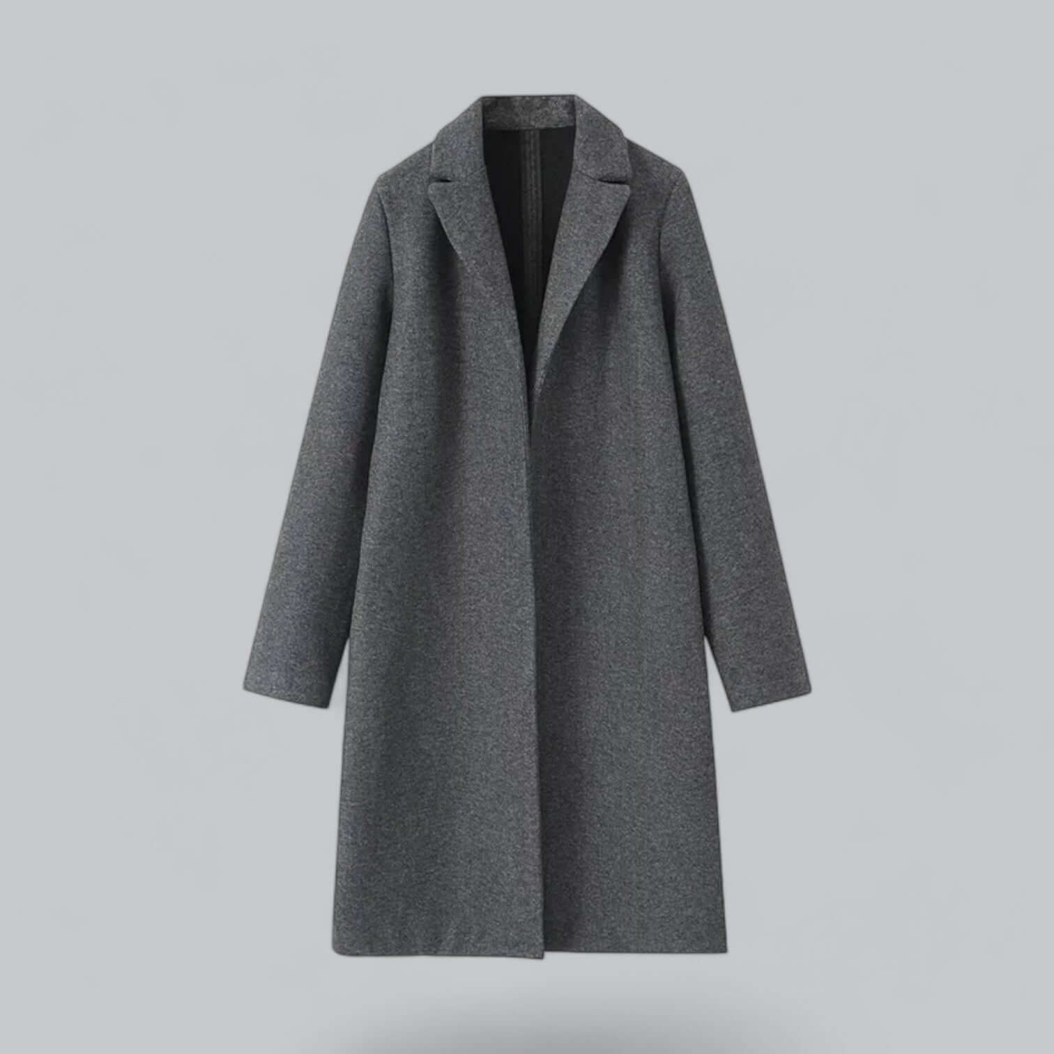 Krohn-e | Frauen Eleganter Offener Front-Trenchcoat