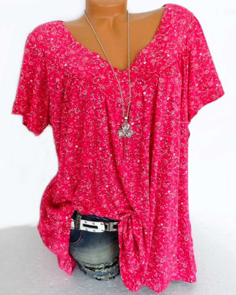 Sommerbluse für Damen - floral - Tanci