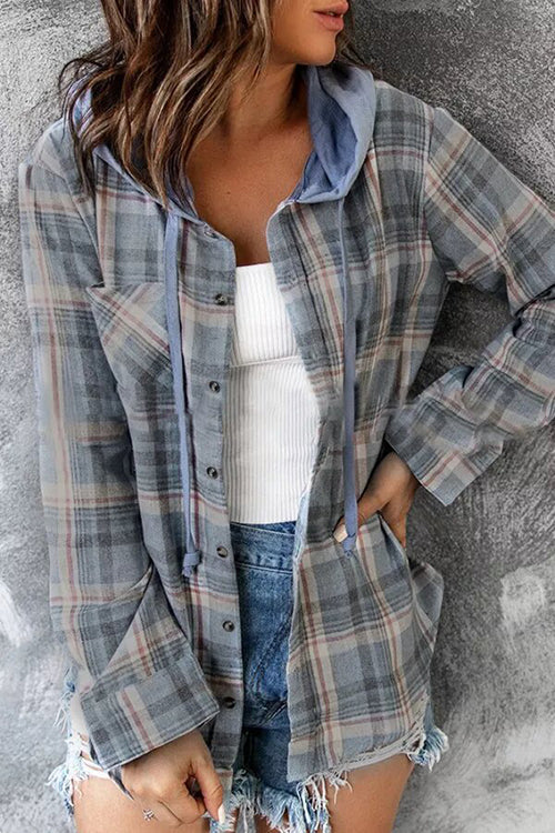 Oversized Gingham Sweatshirt Greta