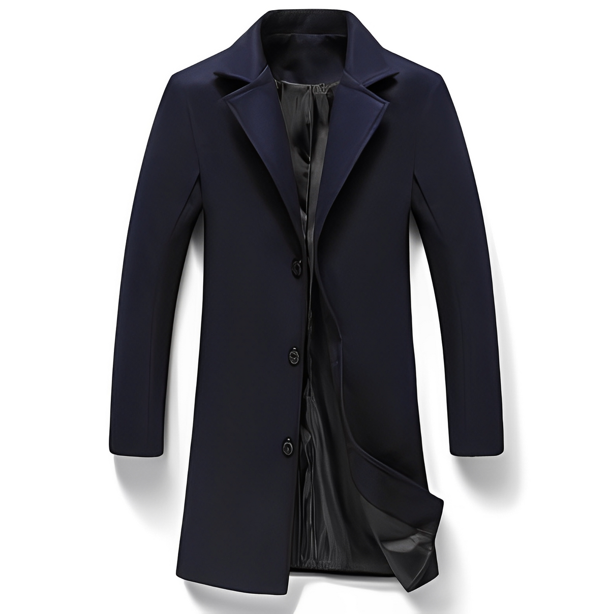 Krohn-e | Eleganter formeller Wollmantel für Männer