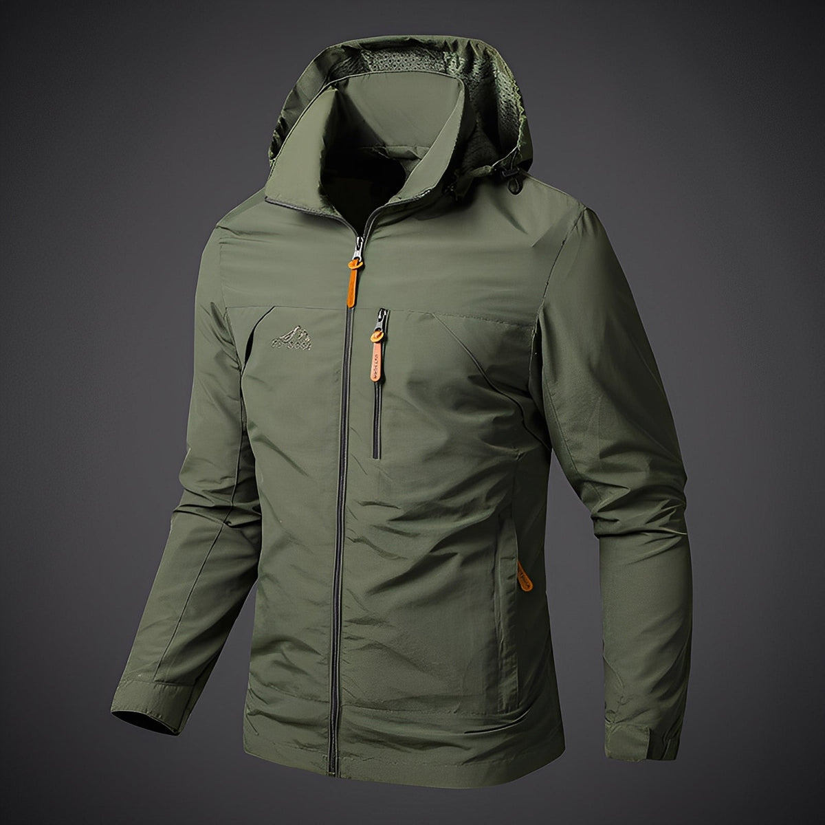 Krohn-e | Lässige Outdoor-Jacke mit Kapuze für Männer