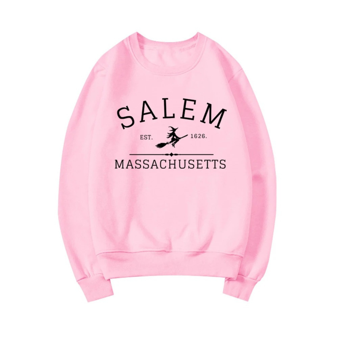 Komfortabler Grafik-Sweatshirt für Damen mit Salem-Druck