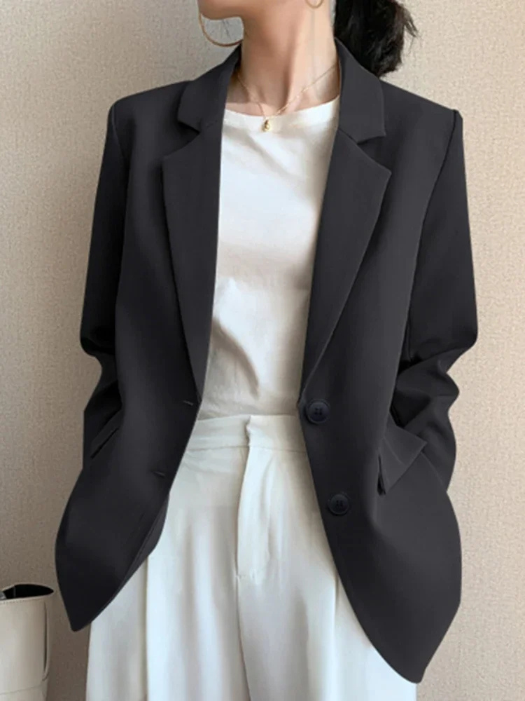 Avelena Damen Blazer: Luxus Doppelknopf