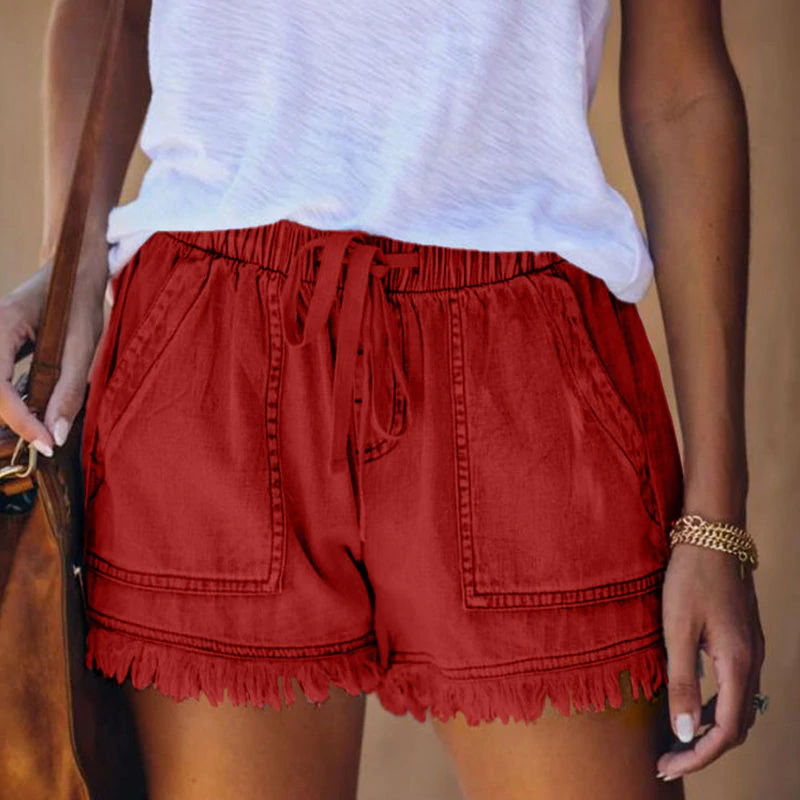 Trendige, hochtaillierte Denim-Shorts Tabitha für modebewusste Damen