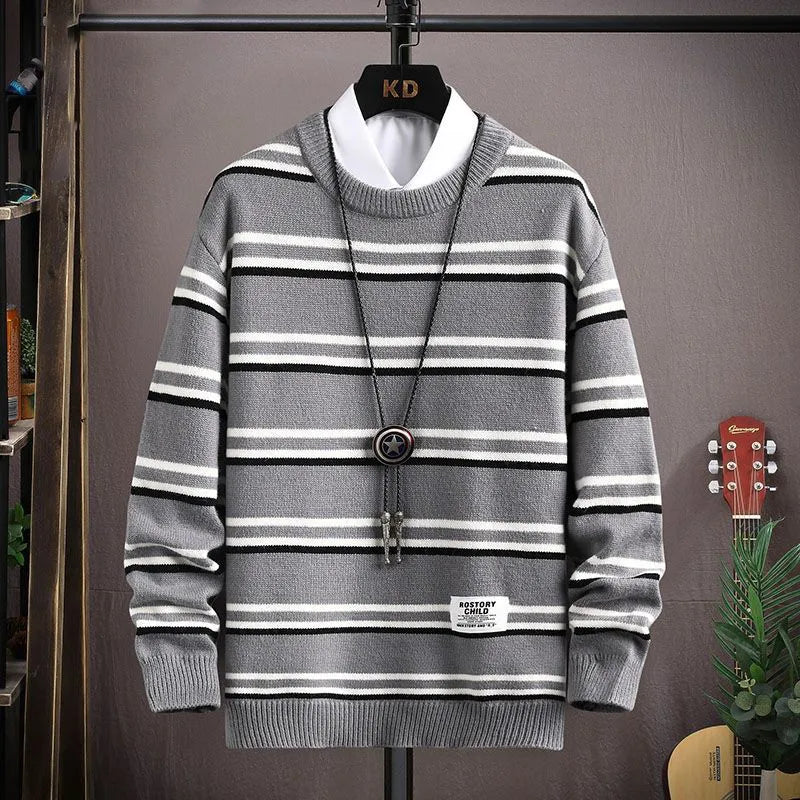 Krohn-e | Weicher Strickpullover für Männer