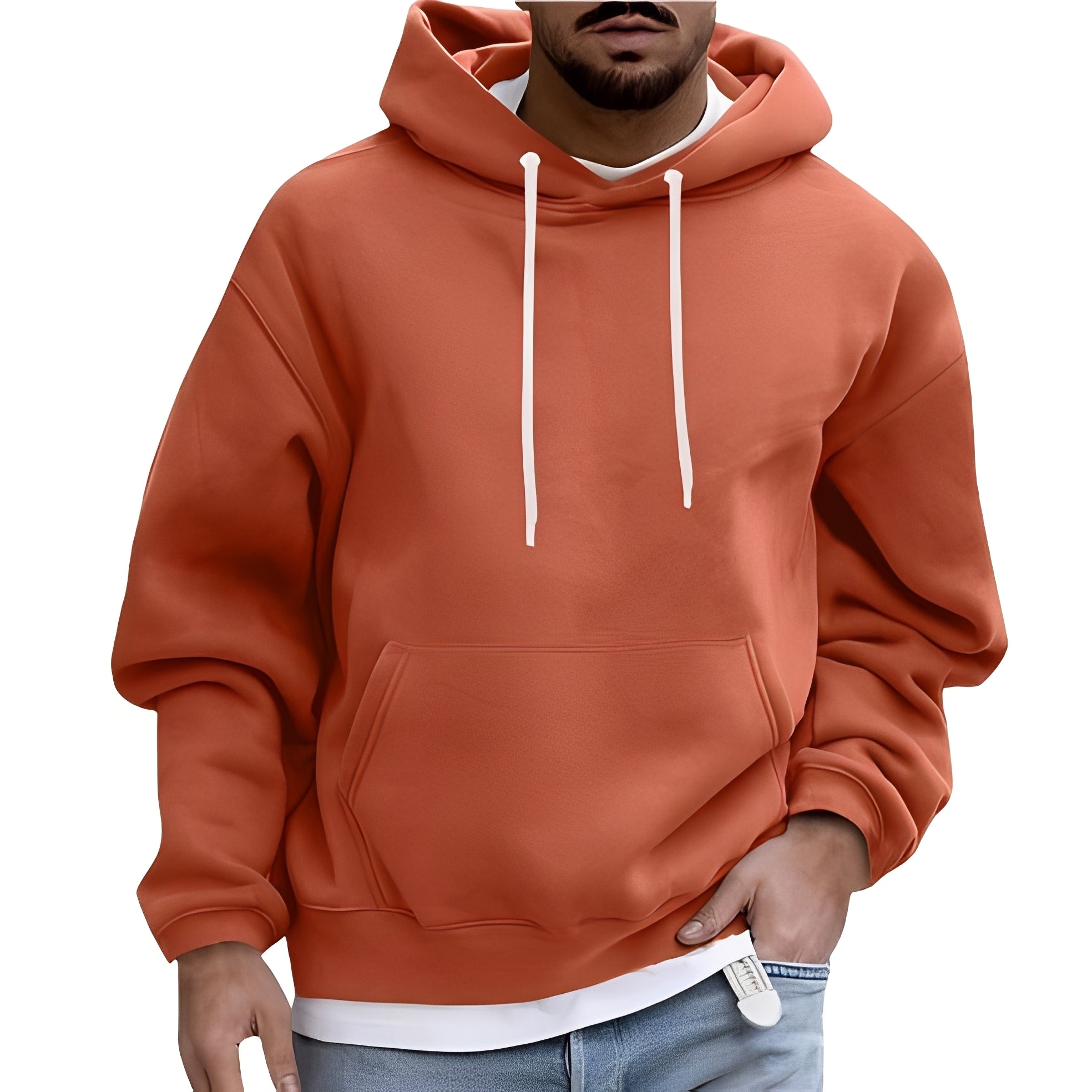 Krohn-e | Lässiger Hoodie mit Tasche für Männer