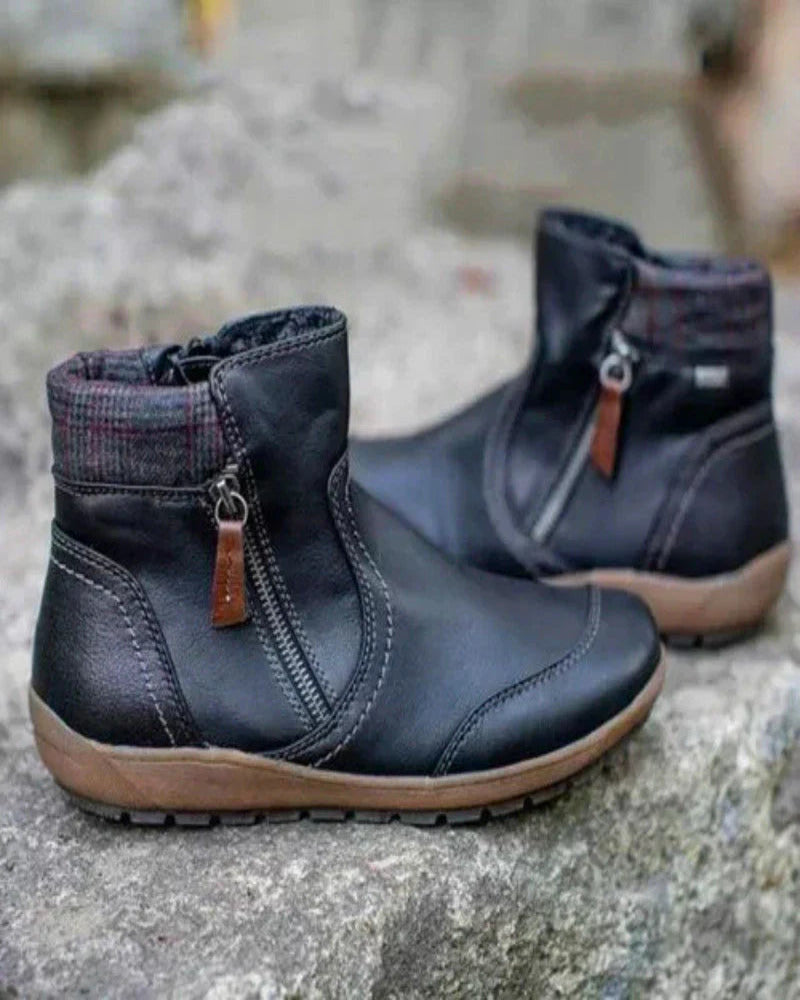 Krohn-e | Wasserdichte Orthopädische Stiefel mit Hochwertigem Reißverschluss