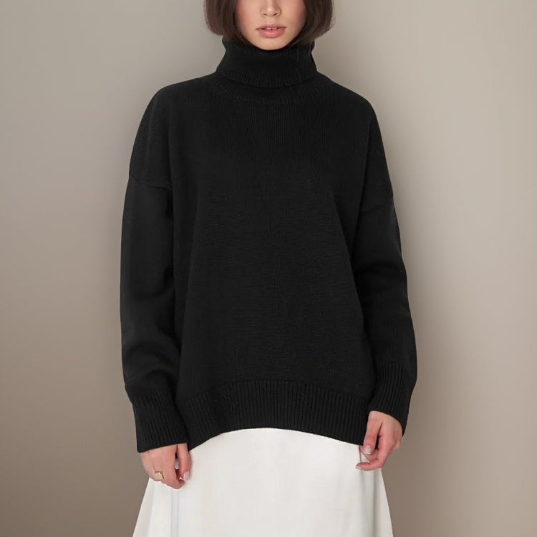 Krohn-e | Rollkragenpullover für Damen Winter