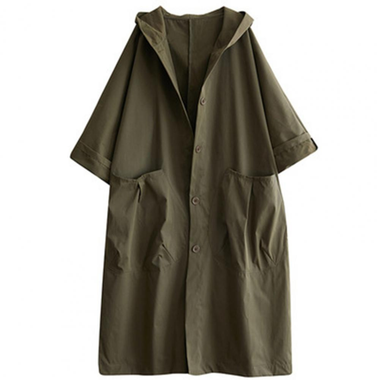 Krohn-e | Trenchcoat Lang für Frauen Warm