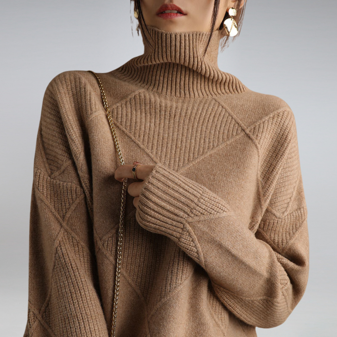 Krohn-e | Couture Rollkragenpullover im Edlen Design