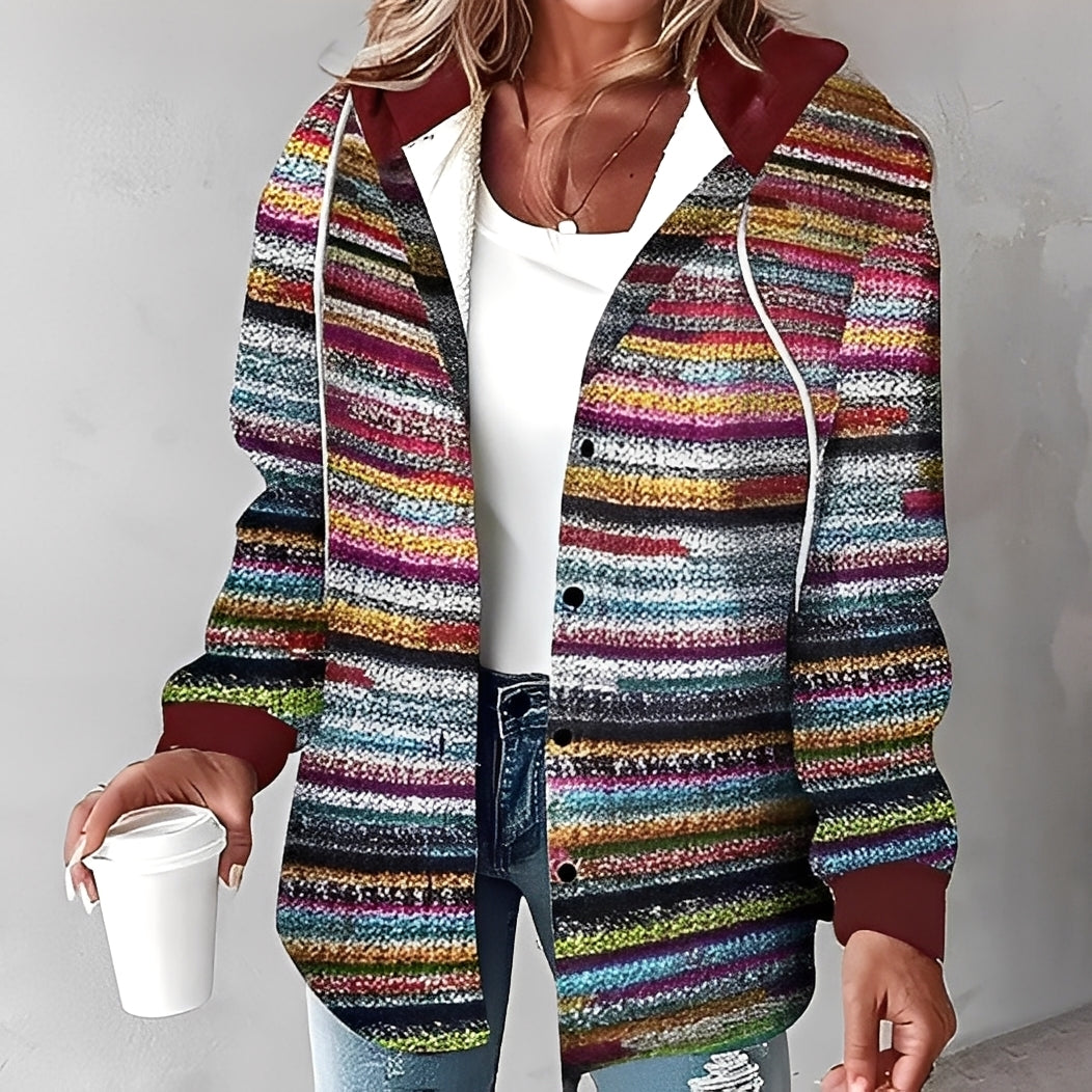 Krohn-e | Freizeit, Warme Kapuzenjacke für Frauen