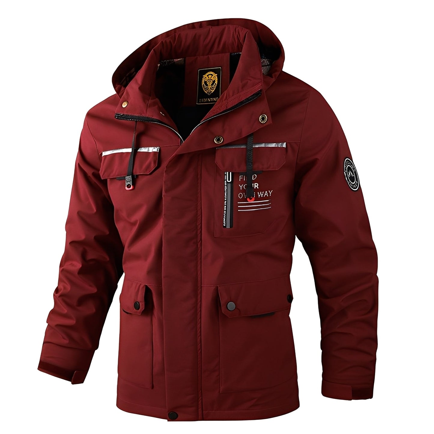 Krohn-e | Wetterfest, Dicke Outdoor-Jacke für Männer