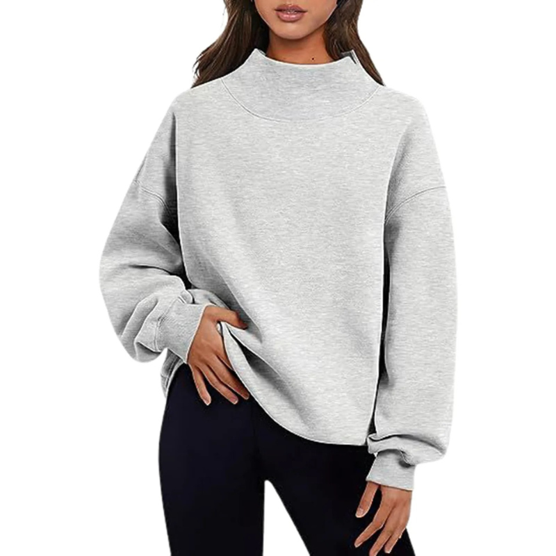 Krohn-e | Sweater - Basic Loose-Fit Langarm-Sweater
