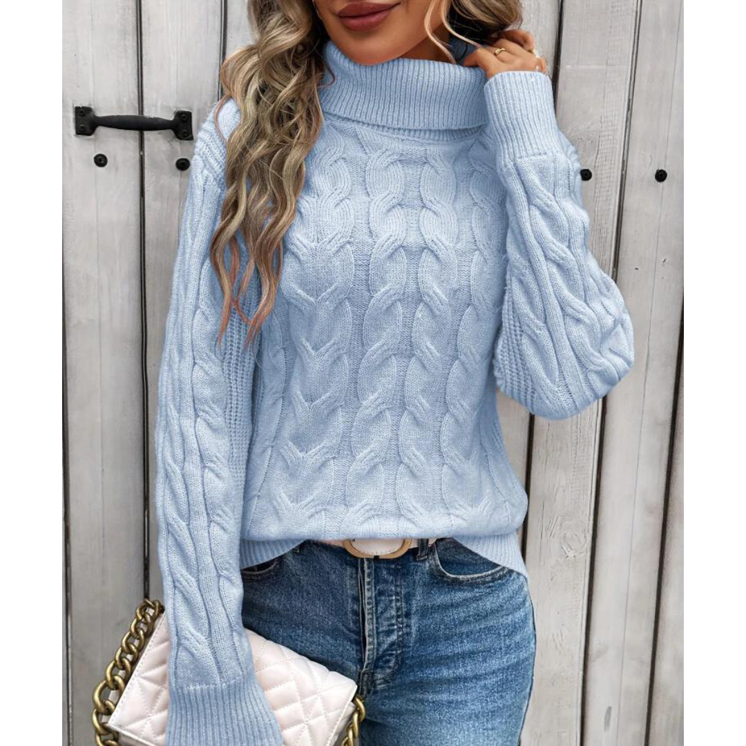 Krohn-e | Klassischer Eleganter Rollkragenpullover