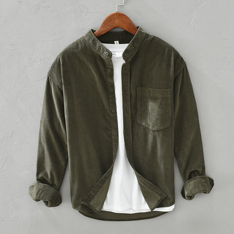 Fudus Langarm-Cordhemd