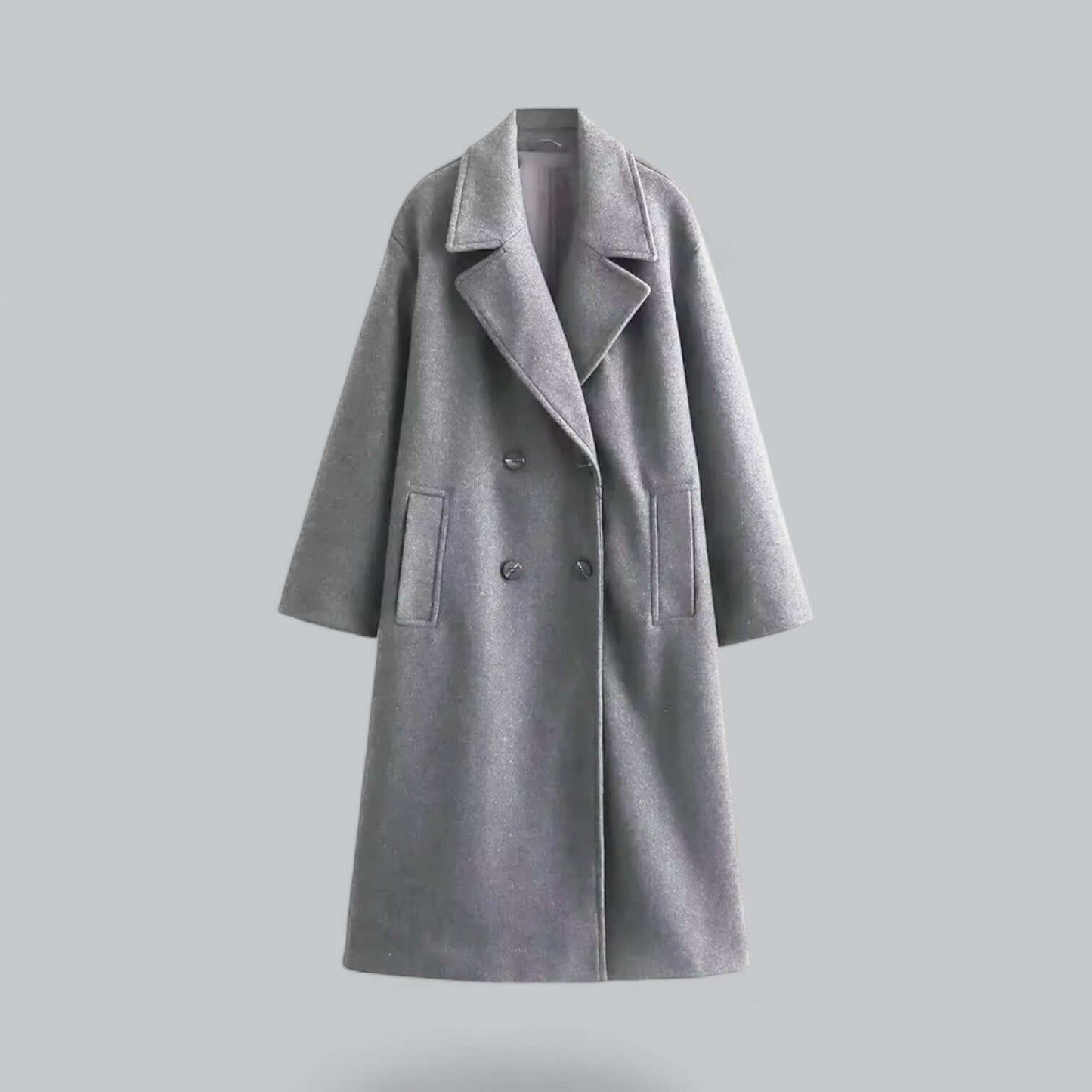 Krohn-e | Damen Oversized Knopfmantel
