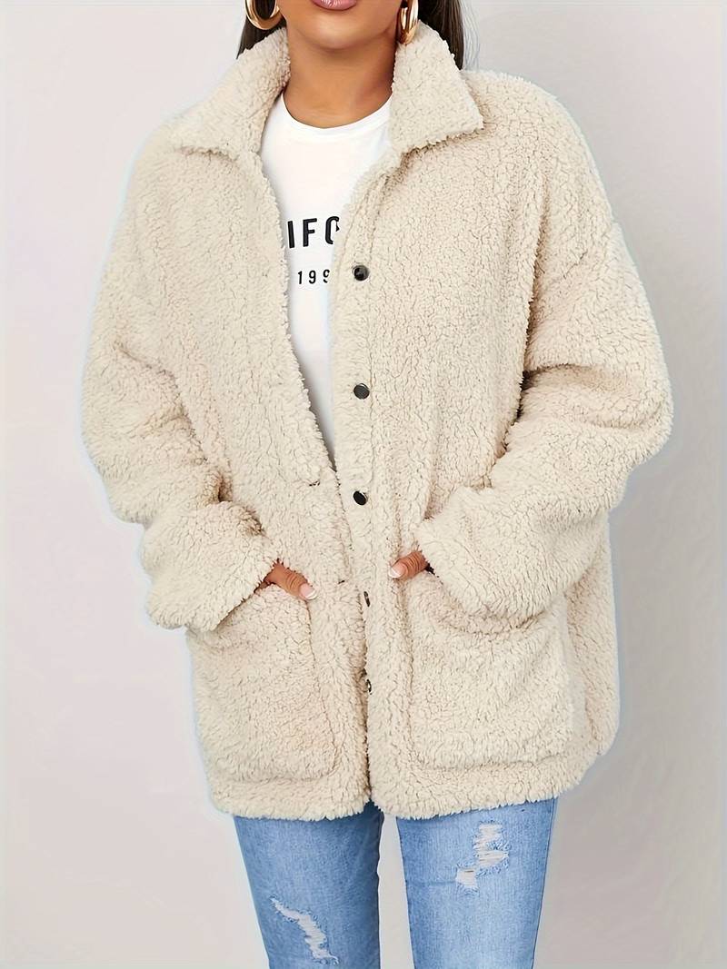 Krohn-e | Stylische Jacke Im Teddy-Design