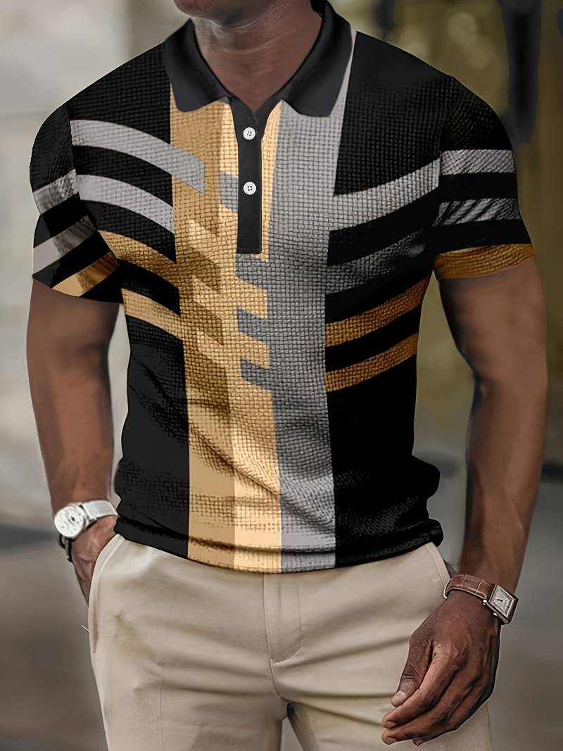 Herren Polo Shirt im lässigen Vintage-Look