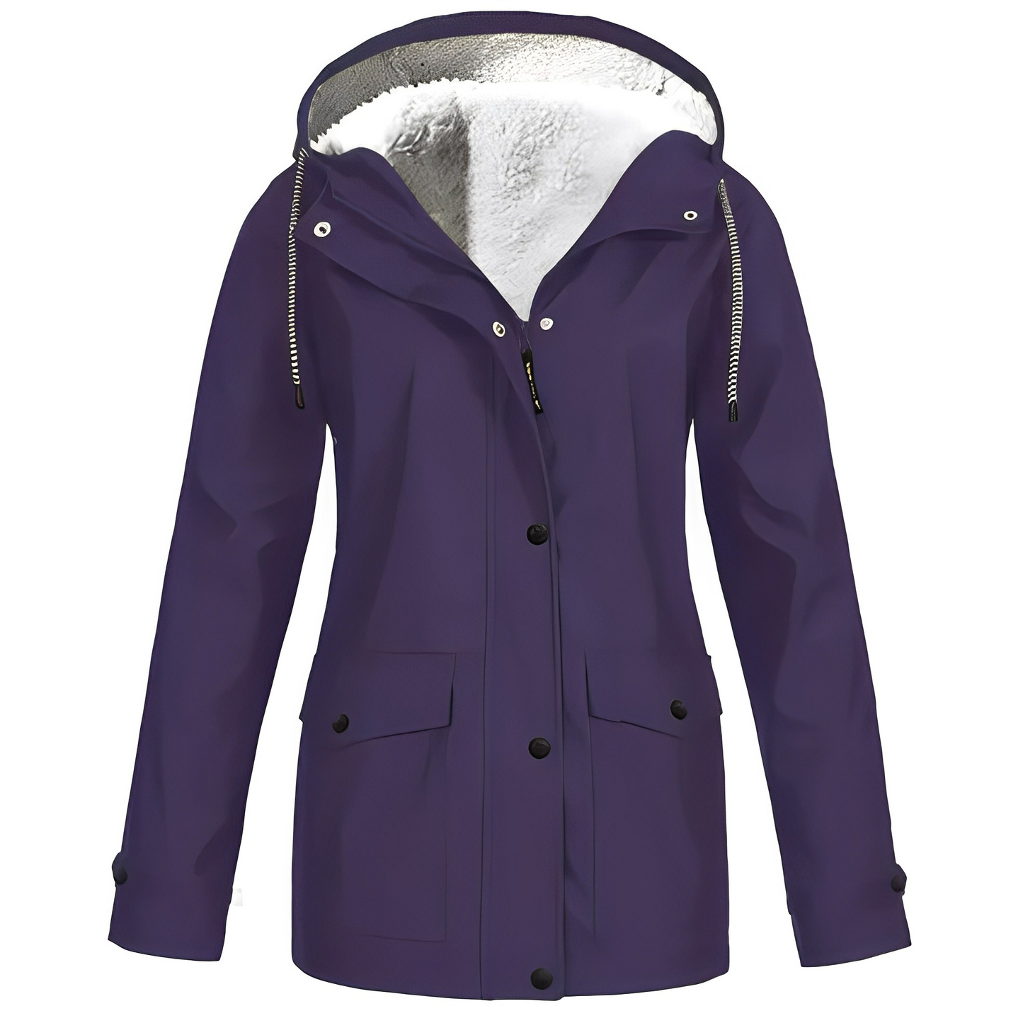 Krohn-e | Fleecegefütterte Damen Regenjacke