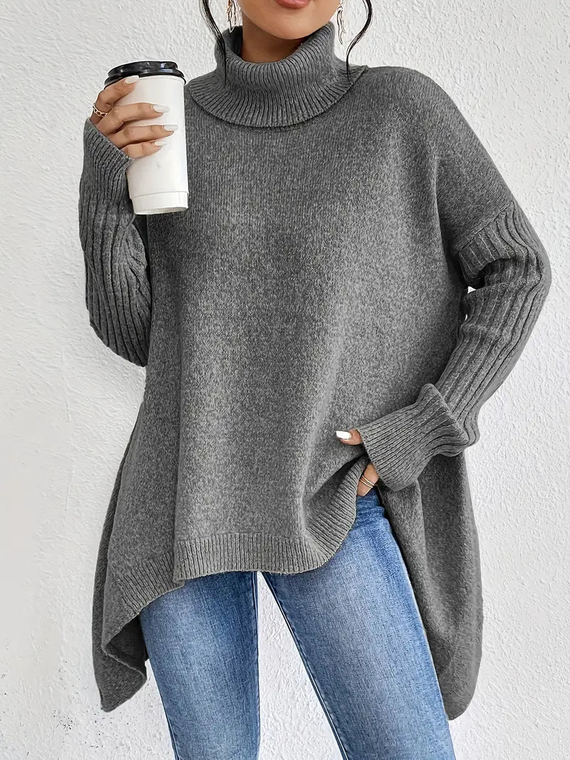 Krohn-e | langer Rollkragenpullover für den täglichen Komfort