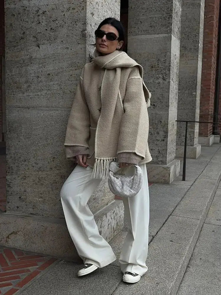 Krohn-e | Jacke mit Schalkragen