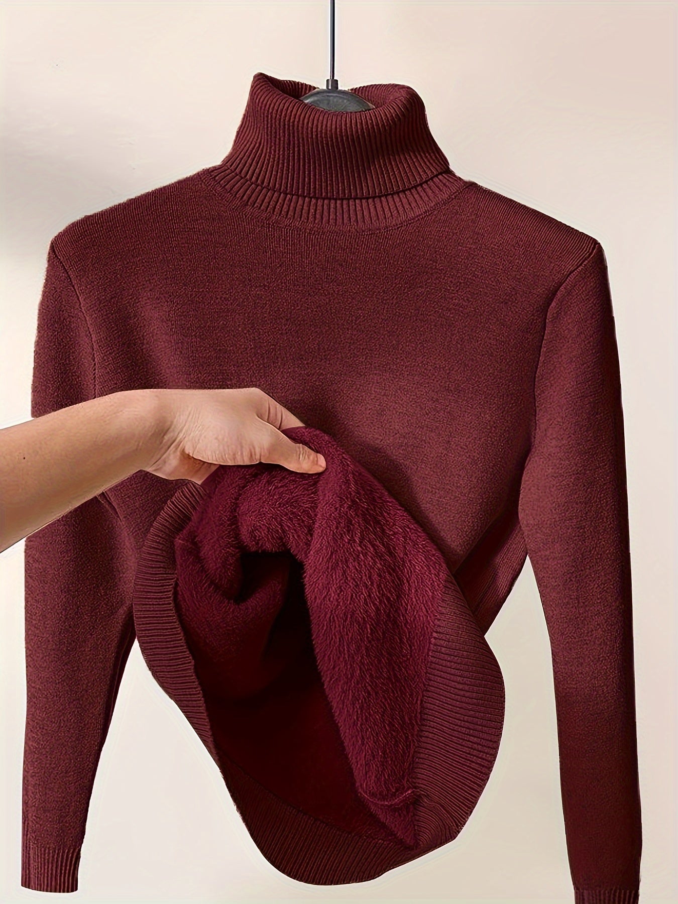 Krohn-e | Foret Rollkragenpullover Warm und Weich Perfekt für Den Winter