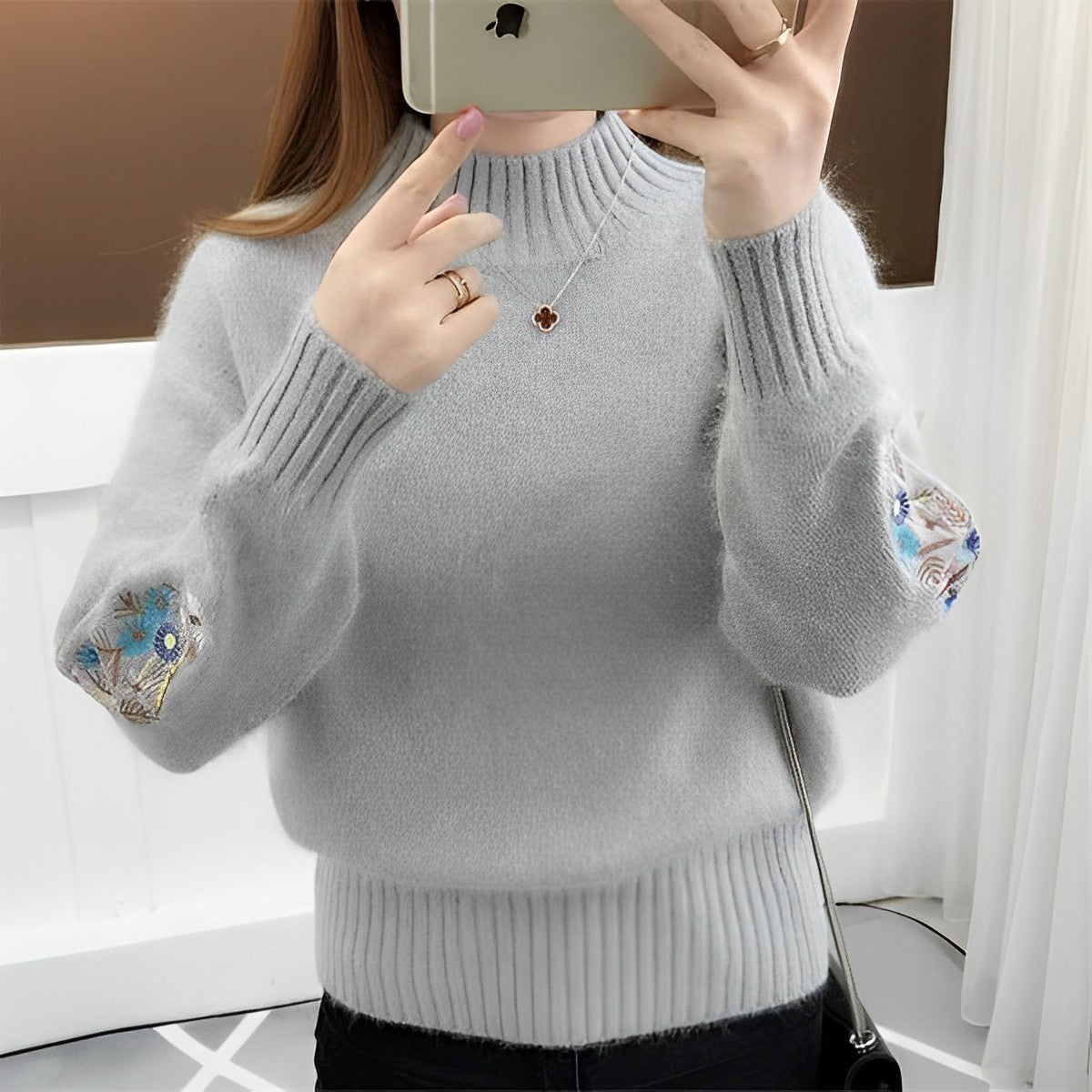 Krohn-e | Strickpullover mit Lässigem Stil